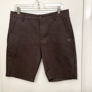 Men’s brown golf shorts by Split, size 33